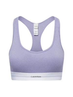 Calvin Klein Biustonosz damski Kobiety Bawełna lila jednolity,