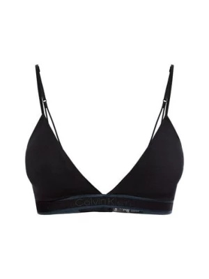 Calvin Klein Biustonosz damski - LL Triangle Kobiety Bawełna czarny jednolity,