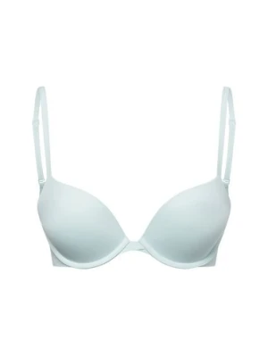Calvin Klein Biustonosz damski na fiszbinach Kobiety Sztuczne włókno zielony jednolity,