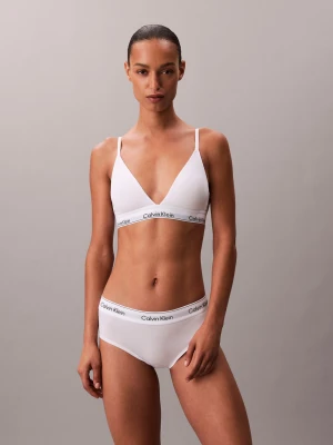 Calvin Klein Biustonosz damski - usztywniany Kobiety Bawełna biały jednolity,