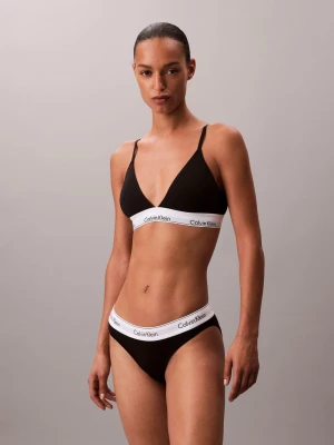 Calvin Klein Biustonosz damski - usztywniany Kobiety Bawełna czarny jednolity,