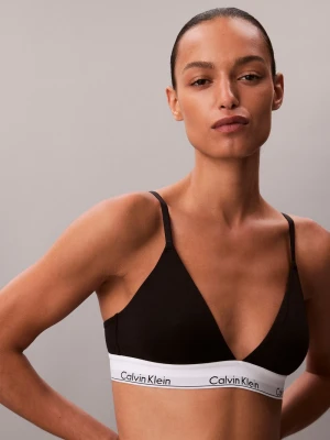 Calvin Klein Biustonosz damski - usztywniany Kobiety Bawełna czarny jednolity,