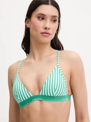 Calvin Klein biustonosz kąpielowy damski zielony