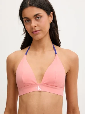 Calvin Klein biustonosz kąpielowy damski pomarańczowy