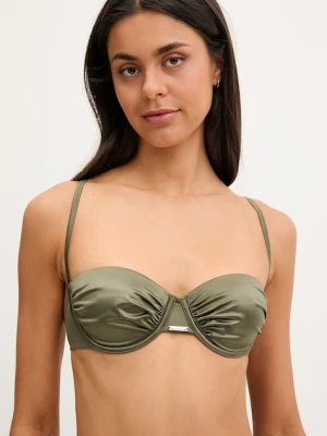 Calvin Klein biustonosz kąpielowy damski zielony