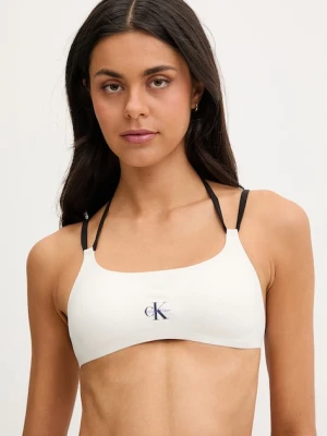 Calvin Klein biustonosz kąpielowy damski beżowy