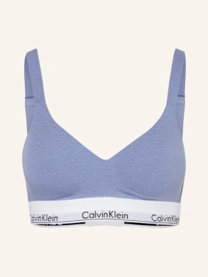 Calvin Klein Biustonosz Push-Up Icon Cotton Modal blau