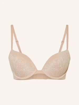 Calvin Klein Biustonosz Push-Up Perfectly Fit Lace beige
