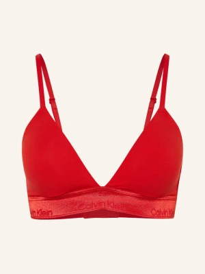 Calvin Klein Biustonosz Trójkątny Icon Cotton Modal Metallic rot CZERWONY