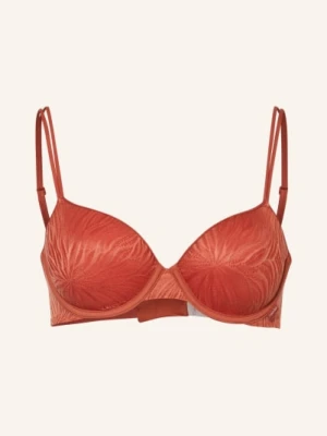 Calvin Klein Biustonosz Usztywniany Sheer Marquisette orange