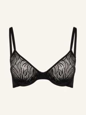 Calvin Klein Biustonosz Usztywniany Sheer Marquisette schwarz