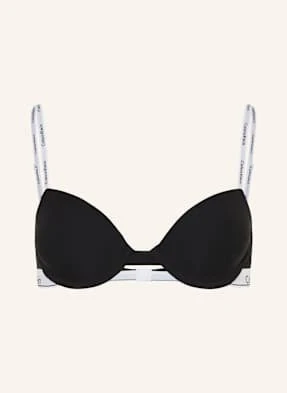 Calvin Klein Biustonosz Z Fiszbinami Icon Cotton Modal schwarz