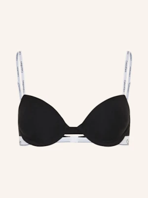 Calvin Klein Biustonosz Z Fiszbinami Icon Cotton Modal schwarz