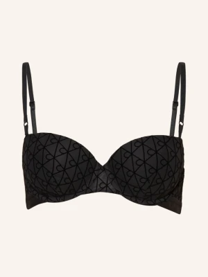 Calvin Klein Biustonosz Z Fiszbinami schwarz CZARNY