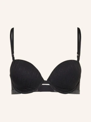 Calvin Klein Biustonosz Z Miseczkami Icon Lace Metallic schwarz