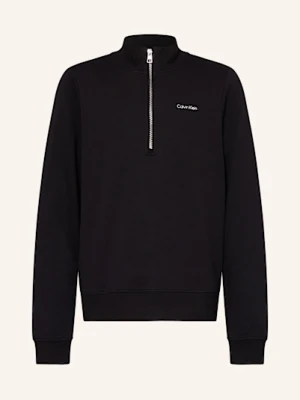 Calvin Klein Bluza Dresowa Typu Troyer schwarz