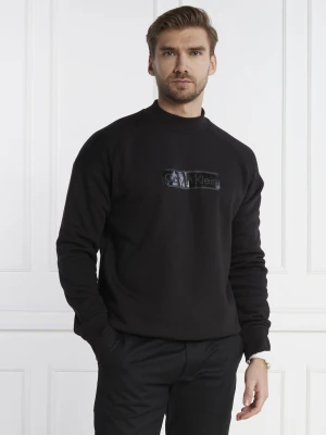 Calvin Klein Bluza FESTIVE LOGO | Regular Fit czarny