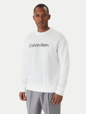 Calvin Klein Bluza Hero Logo K10K112956 Biały Comfort Fit