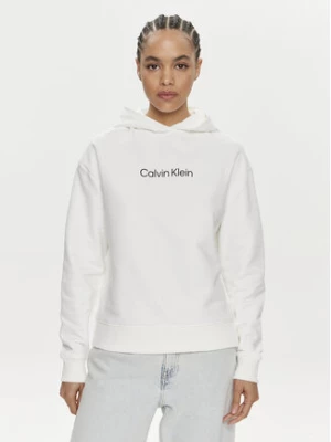 Calvin Klein Bluza Hero Logo K20K205449 Biały Regular Fit