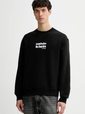 Calvin Klein bluza męska kolor czarny z nadrukiem LV04LE250G