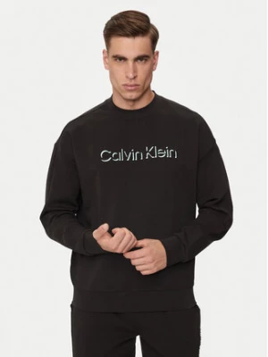 Calvin Klein Bluza Shadow Embosed Logo K10K113081 Czarny Regular Fit