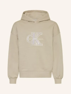 Calvin Klein Bluza Z Kapturem beige