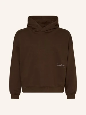 Calvin Klein Bluza Z Kapturem braun