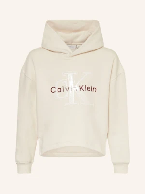 Calvin Klein Bluza Z Kapturem grau