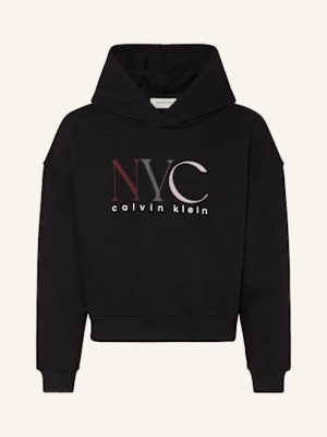 Calvin Klein Bluza Z Kapturem schwarz