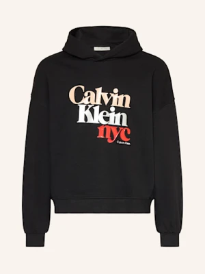 Calvin Klein Bluza Z Kapturem schwarz