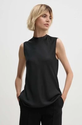 Calvin Klein bluzka damska kolor czarny gładka K20K207289