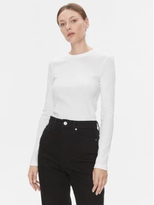 Calvin Klein Bluzka K20K206048 Biały Regular Fit