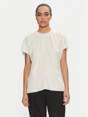 Calvin Klein Bluzka K20K207839 Écru Regular Fit Kremowy