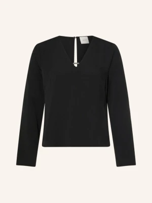 Calvin Klein Bluzka Koszulowa schwarz CZARNY