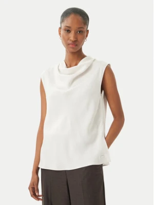 Calvin Klein Bluzka LV044F161G Biały Regular Fit