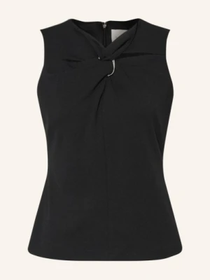Calvin Klein Bluzka Z Wycięciami schwarz CZARNY