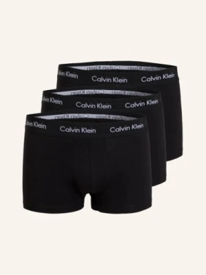 Calvin Klein Bokserki Cotton Stretch, 3 Szt. silber