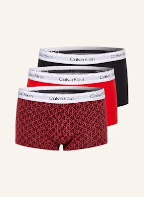 Calvin Klein Bokserki Low Rise, 3 Szt. rot