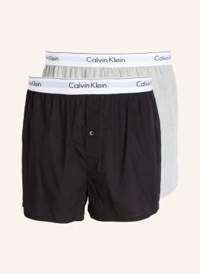 Calvin Klein Bokserki Modern Cotton Stretch, 2 Szt. schwarz