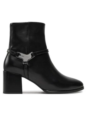 Calvin Klein Botki Ankle Boot 55 HW0HW02095 Czarny