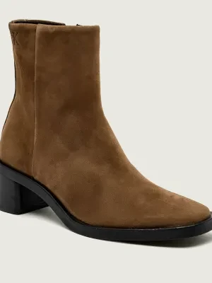 Calvin Klein Botki na słupku | zamsz