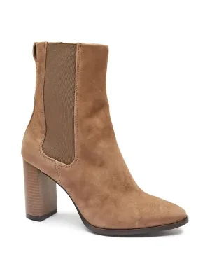 Calvin Klein Botki na słupku | zamsz