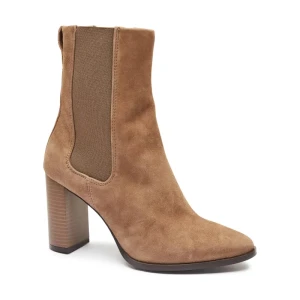 Calvin Klein Botki na słupku | zamsz