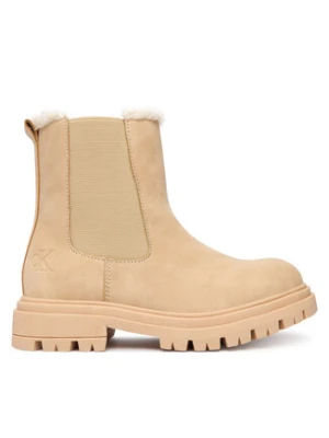 Calvin Klein Botki V3A5-83126-0315500 S Beżowy