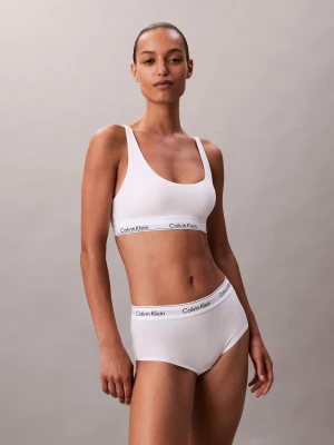 Calvin Klein Bralette damska Kobiety Bawełna biały jednolity,