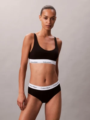 Calvin Klein Bralette damska Kobiety Bawełna czarny jednolity,