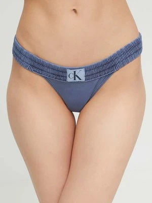 Calvin Klein brazyliany kąpielowe kolor granatowy