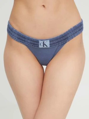 Calvin Klein brazyliany kąpielowe kolor granatowy