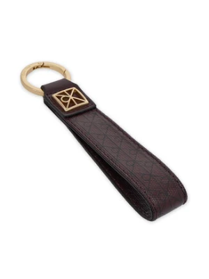 Calvin Klein Brelok Emblem Aop Key Fob LV04F1099G Bordowy