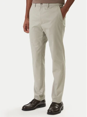 Calvin Klein Chinosy LV04LD613G Beżowy Slim Fit